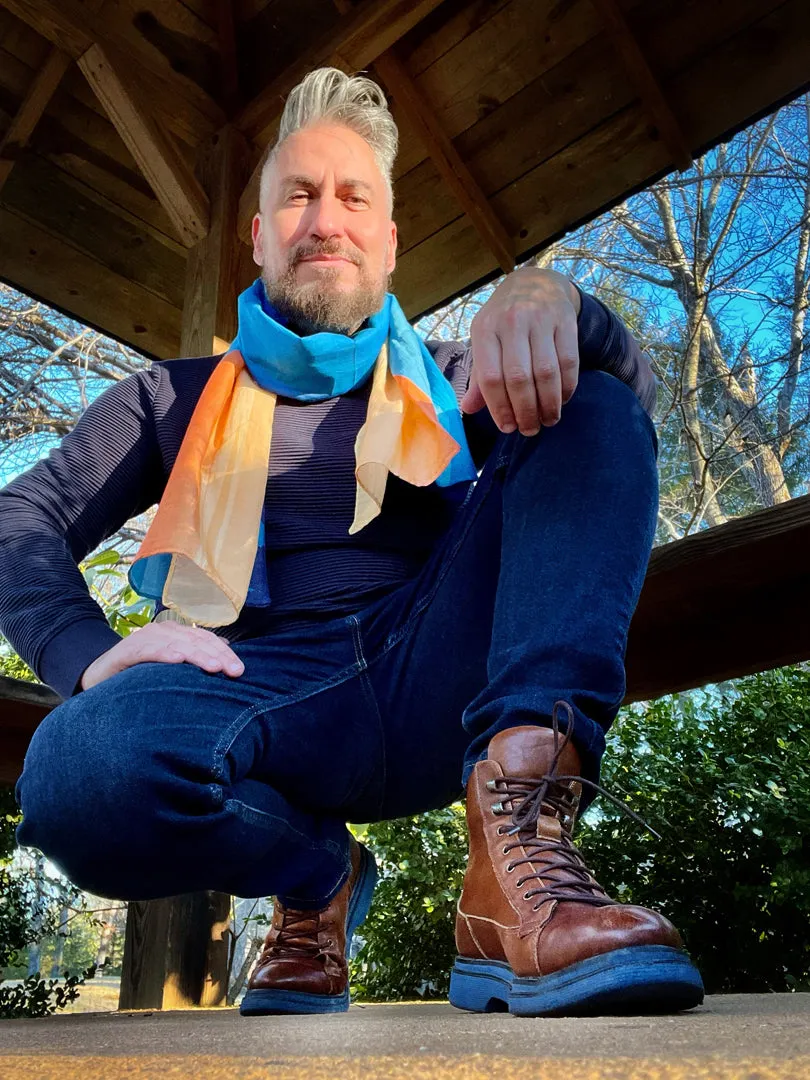 **** OUT OF STOCK  Blue Ridge- Golden Hour Oblong Scarf