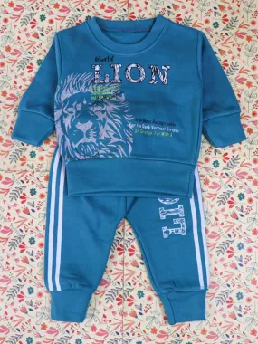 1.5Yr - 4Yrs Lion Sea Green Suit For Kids SG BS88