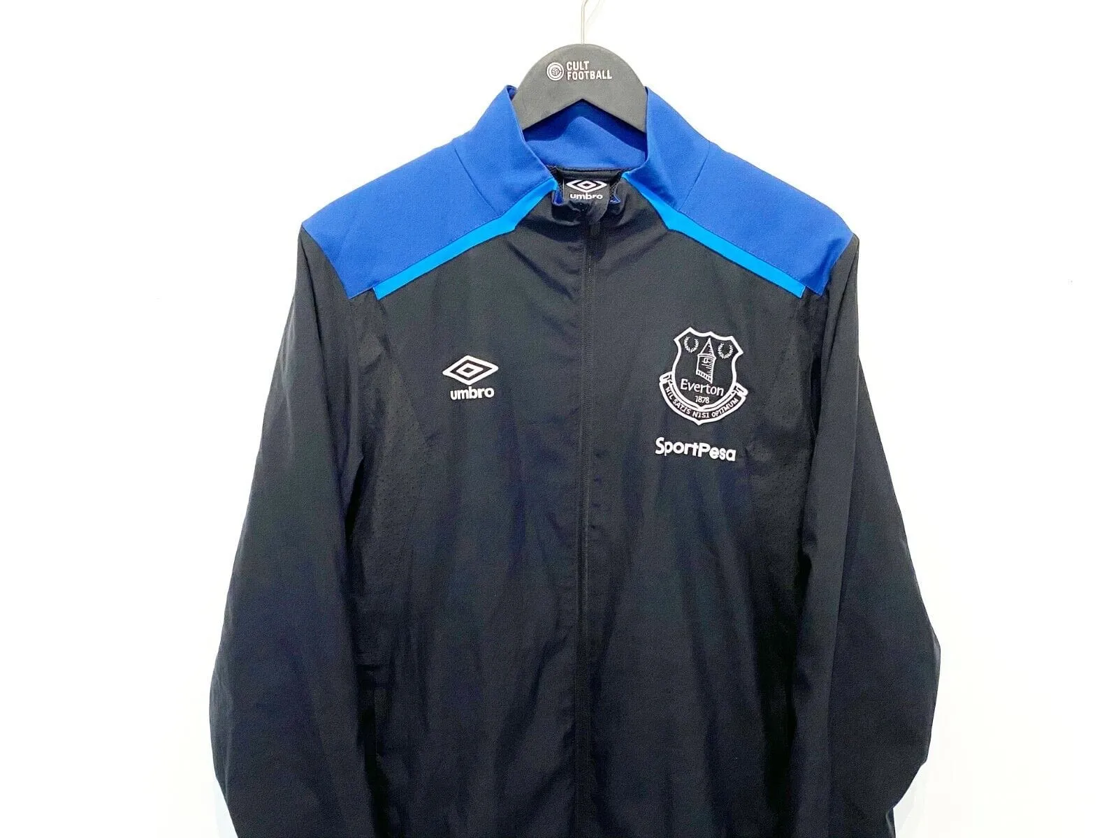 2016/17 EVERTON Vintage Umbro Football Tracksuit Top Jacket (M) Lukaku Era