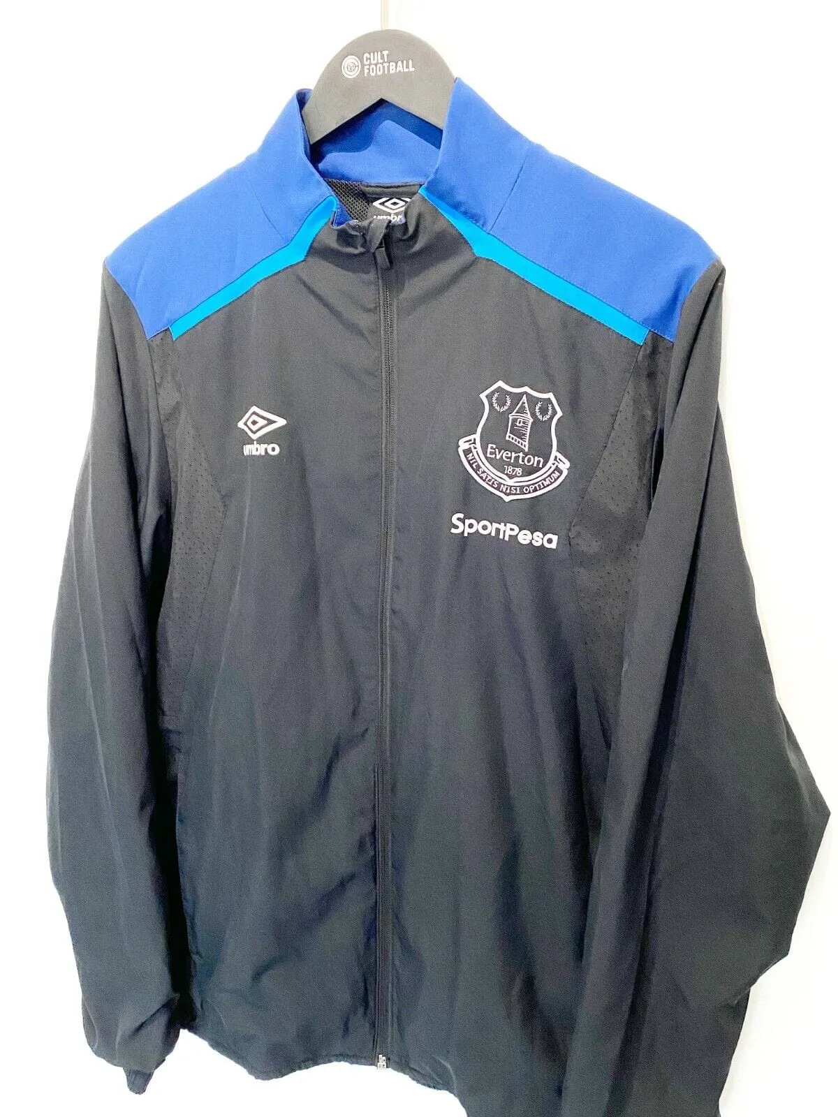 2016/17 EVERTON Vintage Umbro Football Tracksuit Top Jacket (M) Lukaku Era