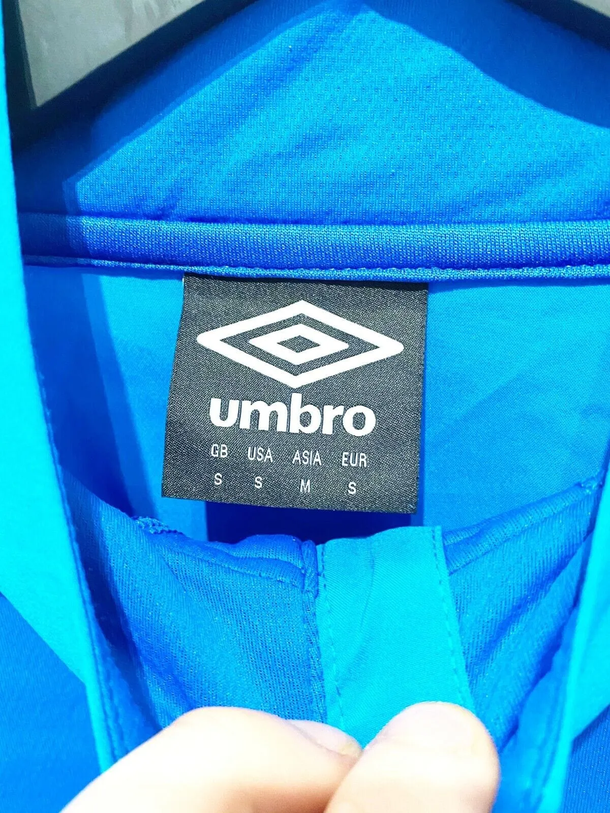 2018/19 EVERTON Vintage Umbro Warm Up Football Training Track Top Jacket (S)