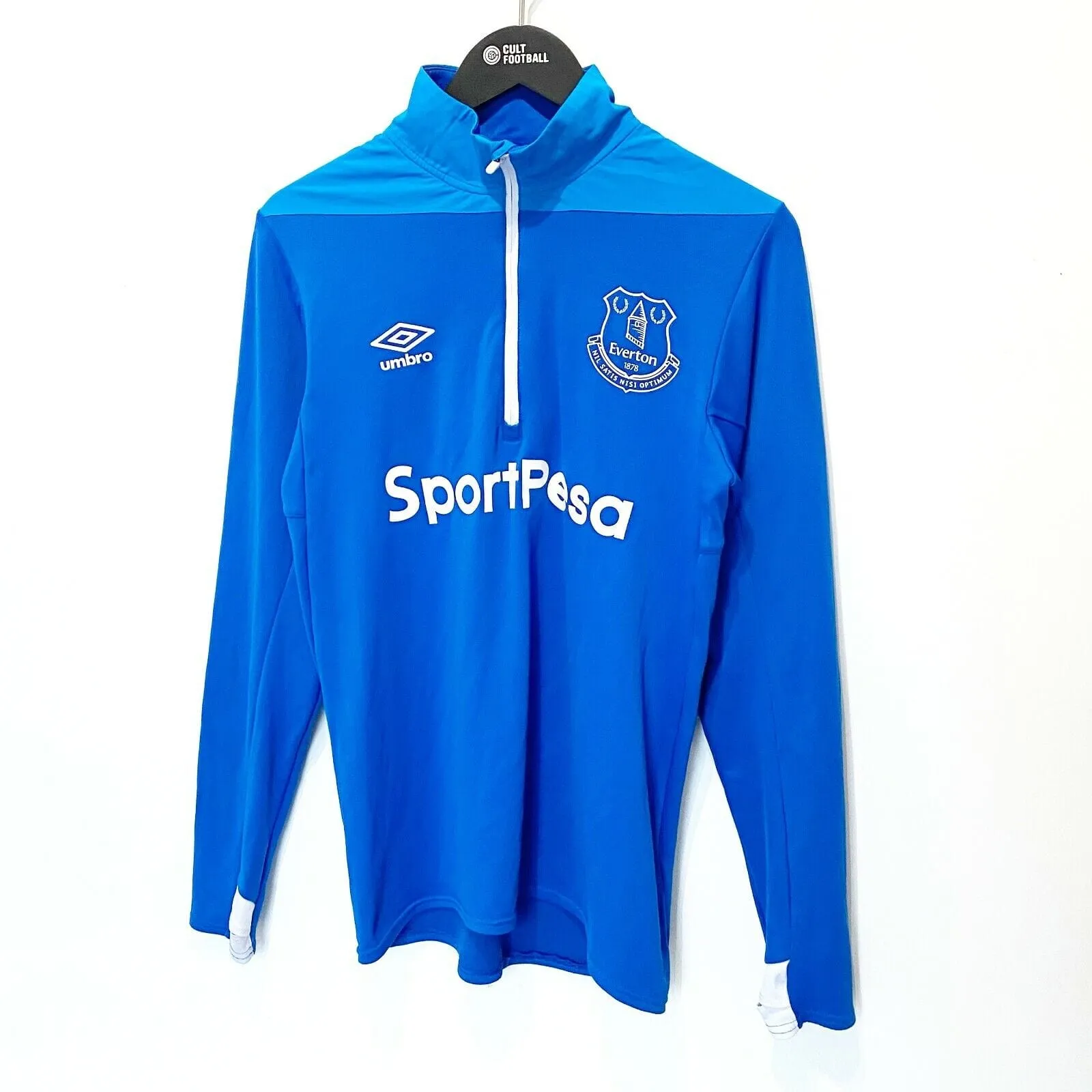 2018/19 EVERTON Vintage Umbro Warm Up Football Training Track Top Jacket (S)