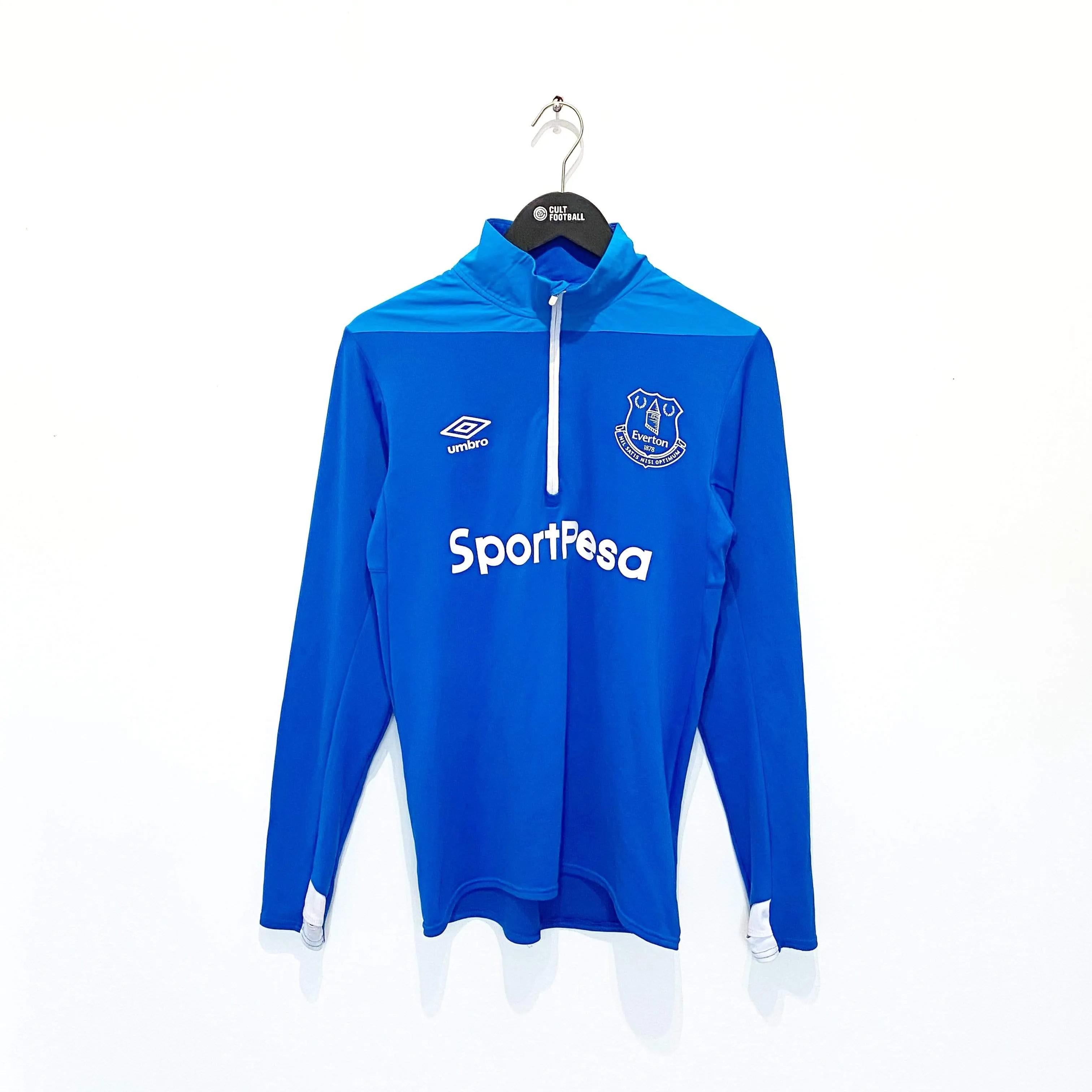 2018/19 EVERTON Vintage Umbro Warm Up Football Training Track Top Jacket (S)