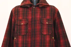 30s Woolrich 501 Plaid Mackinaw Hunting Jacket Extra Large