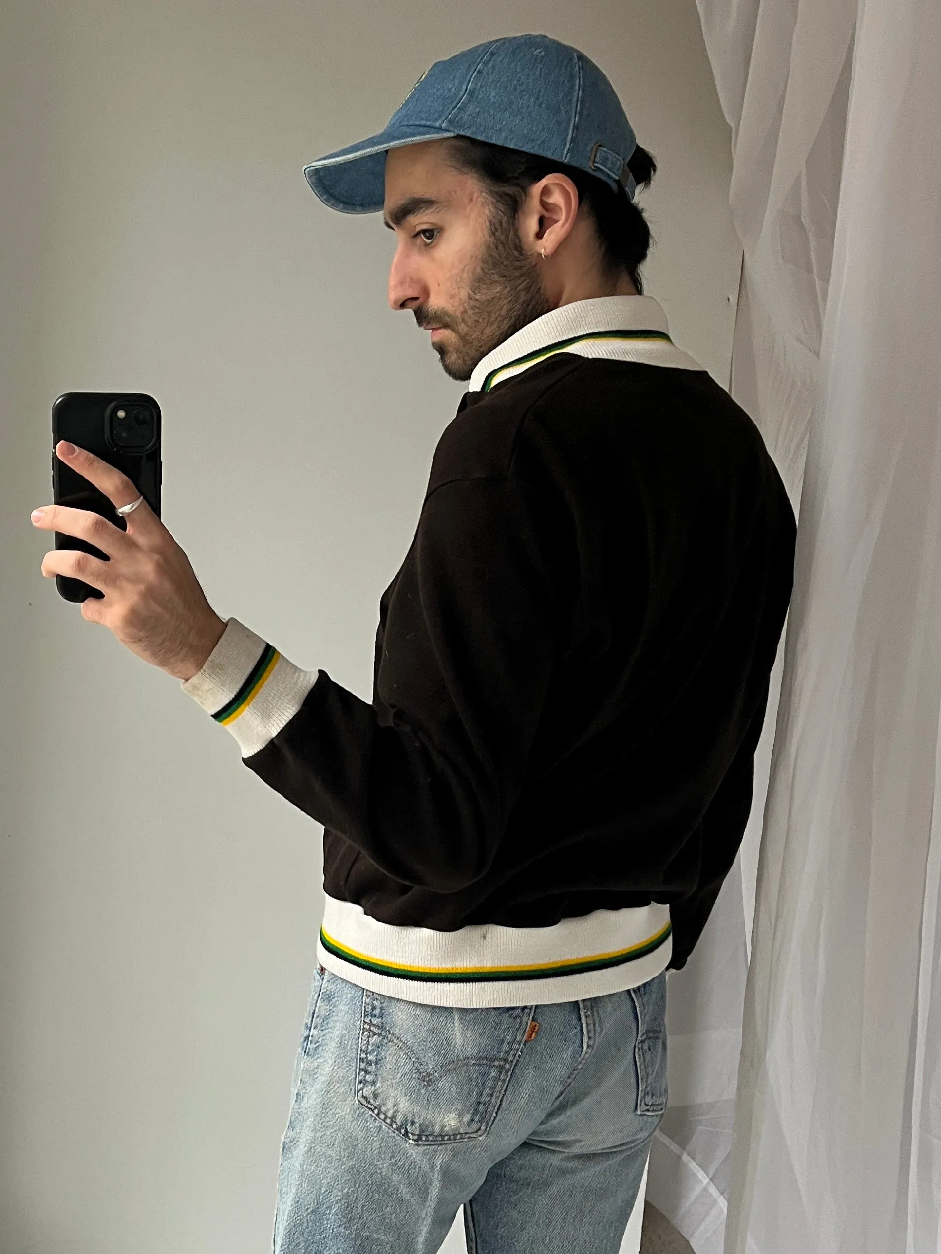 70s Brown Track Jacket