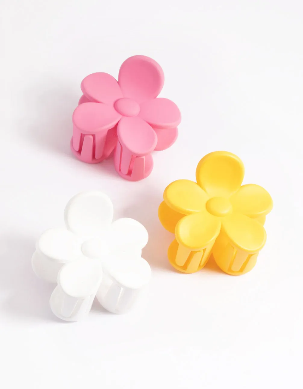 90s Mini Daisy Hair Claw Clips Pack