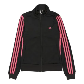 Age 12 Adidas Track Jacket - Medium Black Polyester