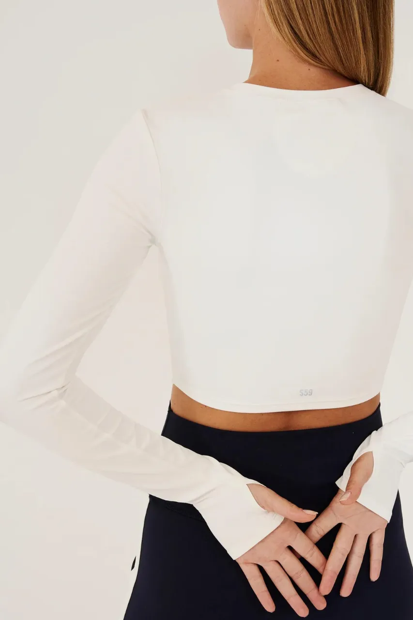 Airweight Long Sleeve Crop