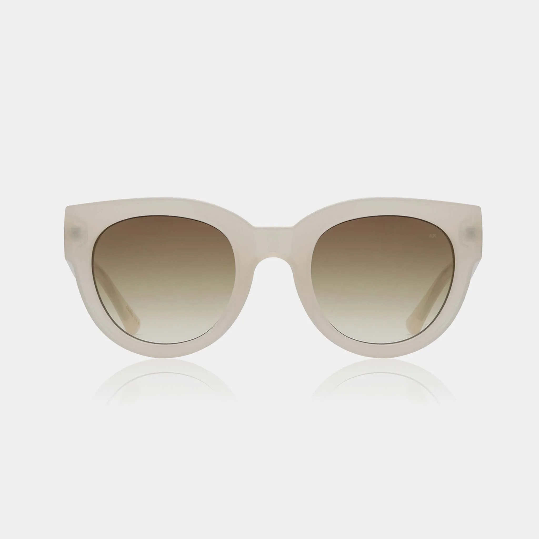 A.Kjaerbede Lilly Cream Bone Transparent Sunglasses