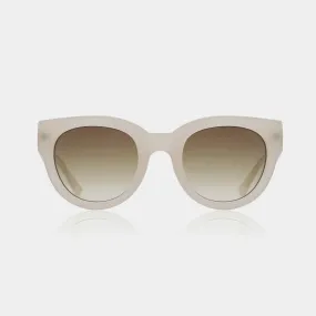 A.Kjaerbede Lilly Cream Bone Transparent Sunglasses