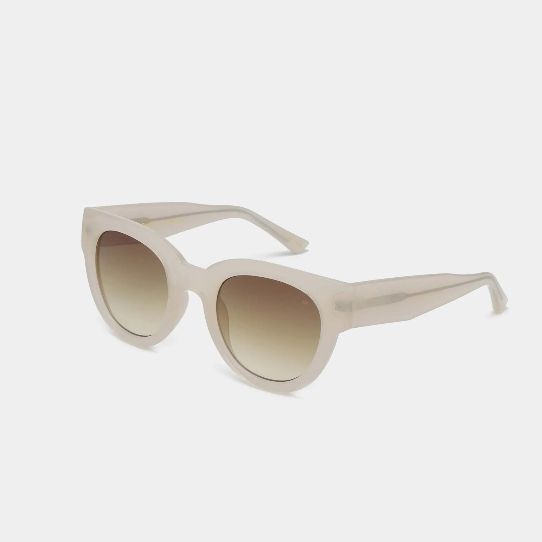 A.Kjaerbede Lilly Cream Bone Transparent Sunglasses