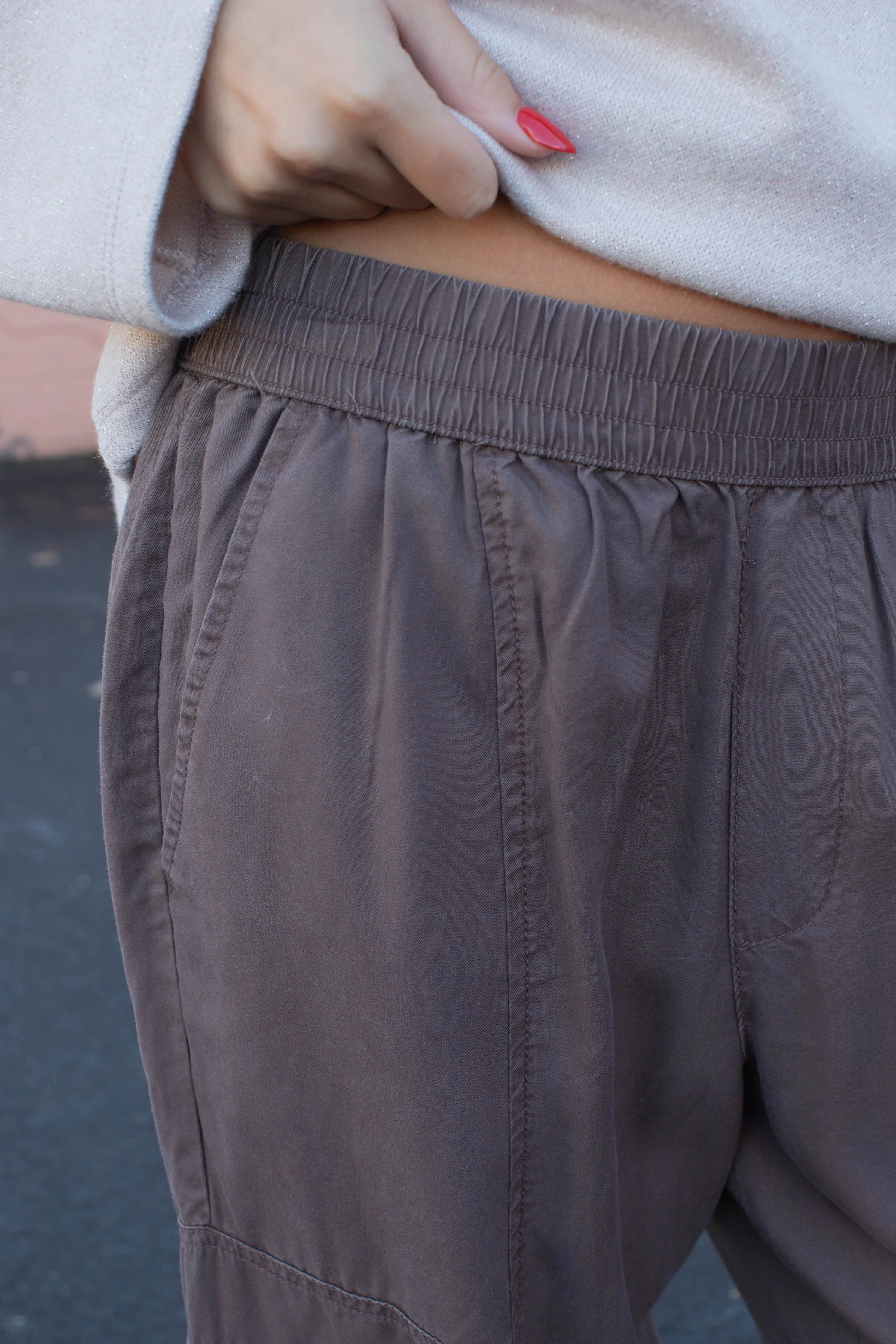 All the Way Soft Cargo Pant, Cocoa | Sanctuary