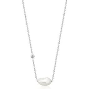 Ania Haie Sterling Silver Freshwater Pearl Necklace