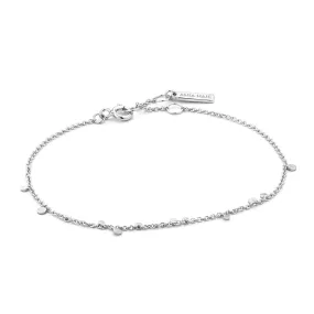 Ania Haie Sterling Silver Geometry Mixed Discs Bracelet