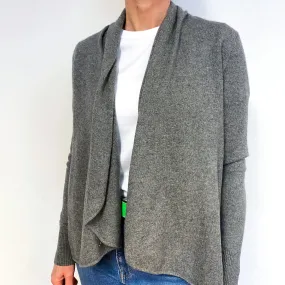 Ash Grey Cashmere Cardigan Medium