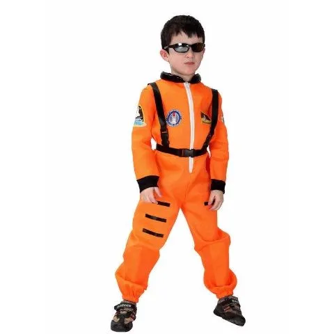 Astronaut suit Profession Cosplay outfit for Kids Orange