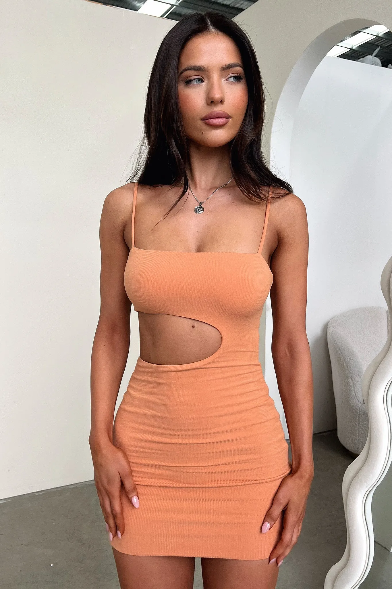 Avana Dress - Dull Orange