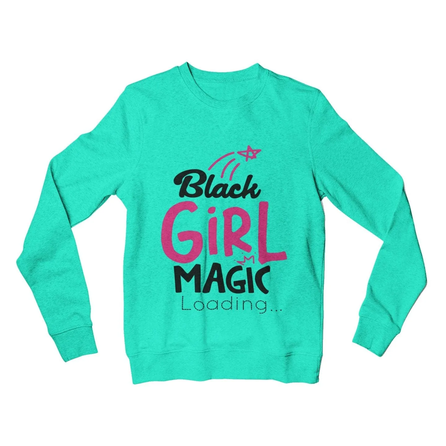 Black Girl Magic Loading Youth Sweatshirt