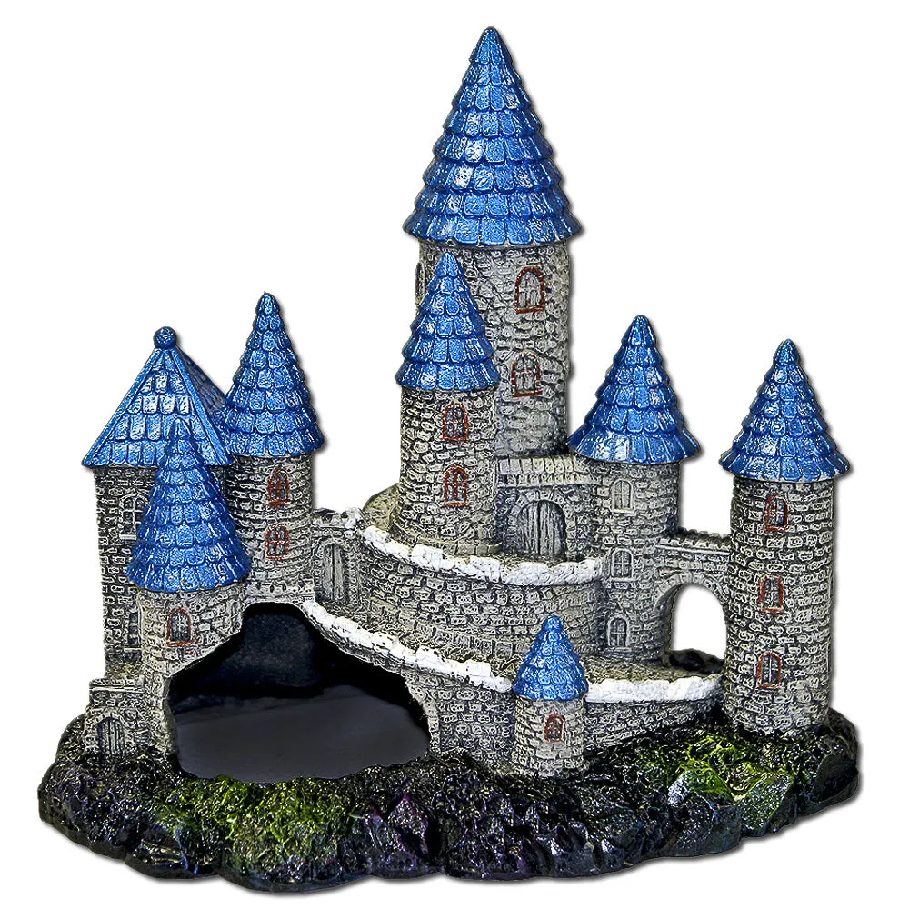 Blue Ribbon Exotic Environments Blue Spire Castle Tank Accessory