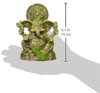 Blue Ribbon Exotic Environments Ganesha Statue With Moss Tank Accessory