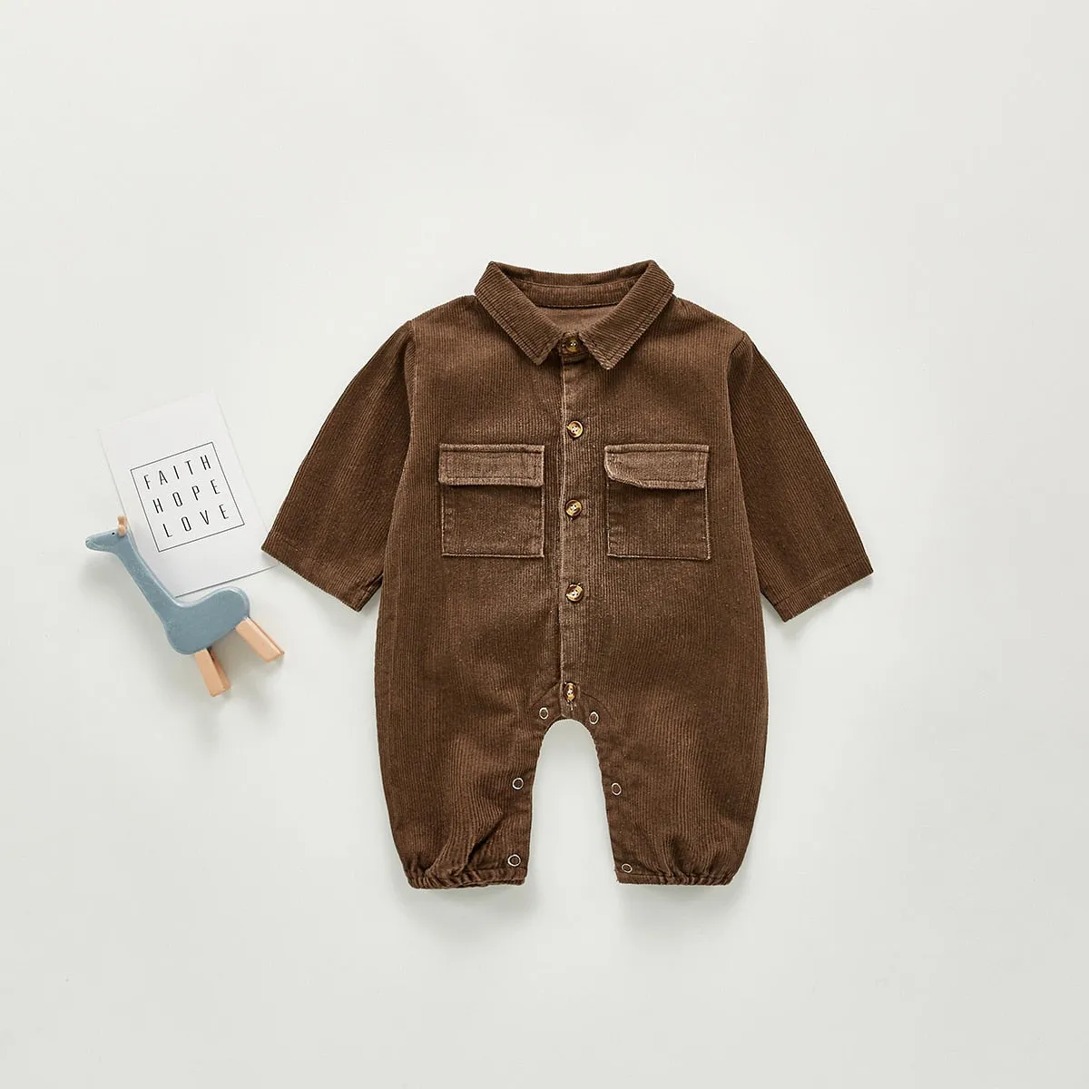 Boy Treasure Frock Romper Casual One-Piece Suit Baby Clothes