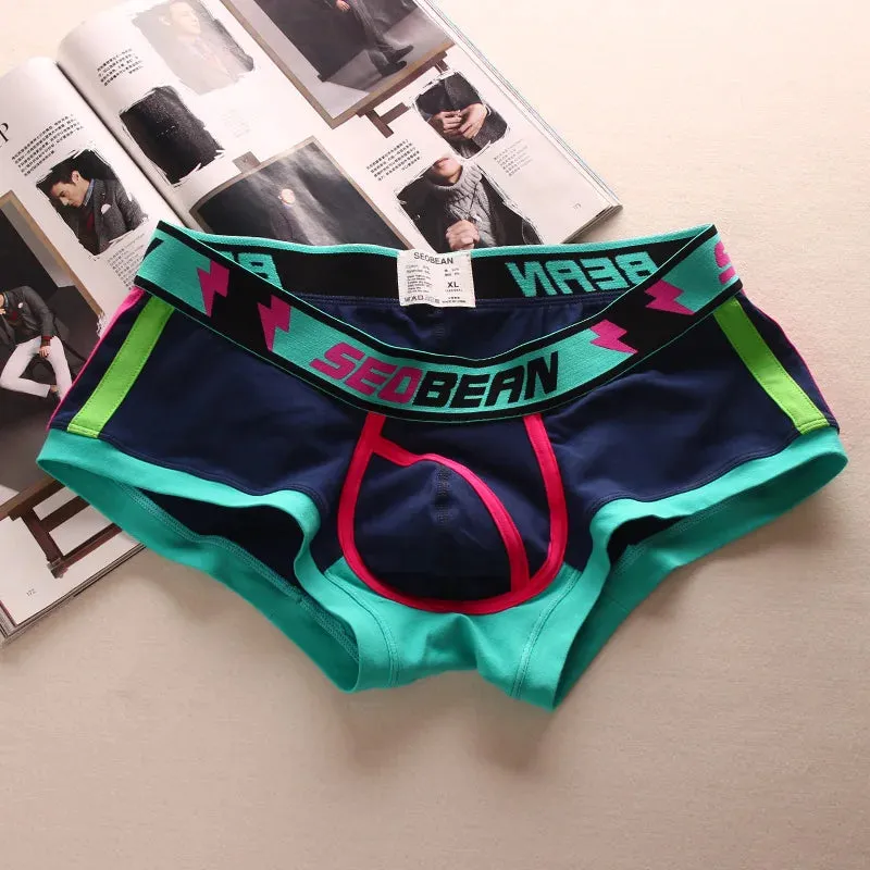 Breathable Cotton Spandex 3Pcs Boxer Set