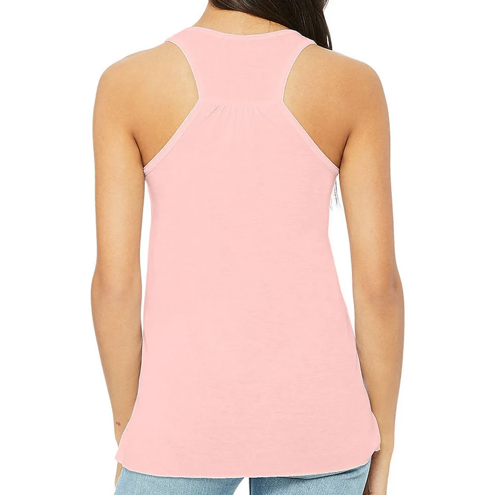 BSIM Women's Flowy Racerback Tank -Soft Pink