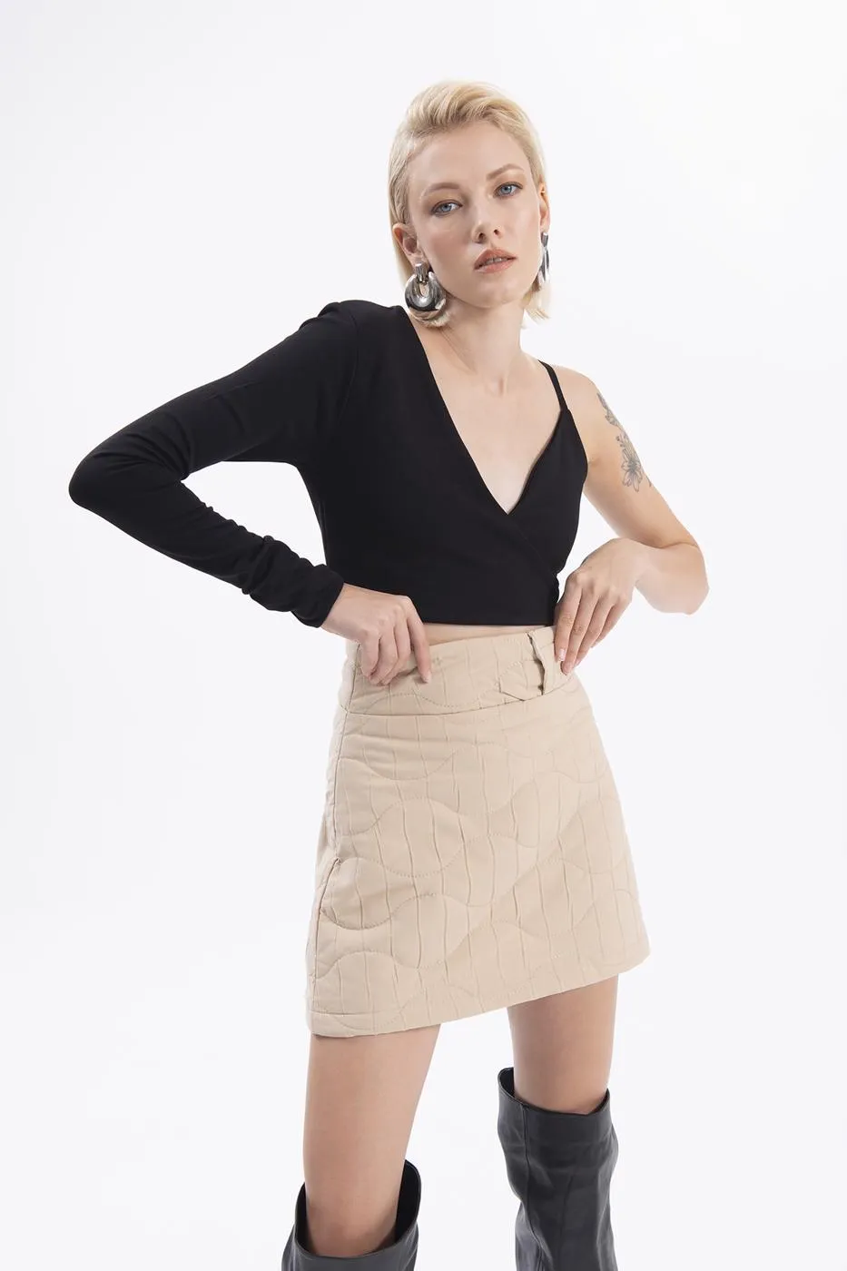 BSL Women Quilted mini skirt - La Spezia