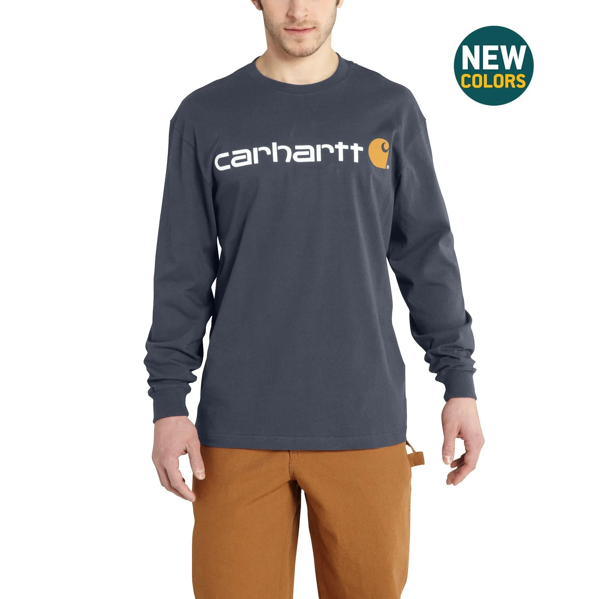 Carhartt Signature Logo MW Jersey LS TShirt Gphc