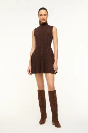 CHARADE DRESS | DARK CHOCOLATE