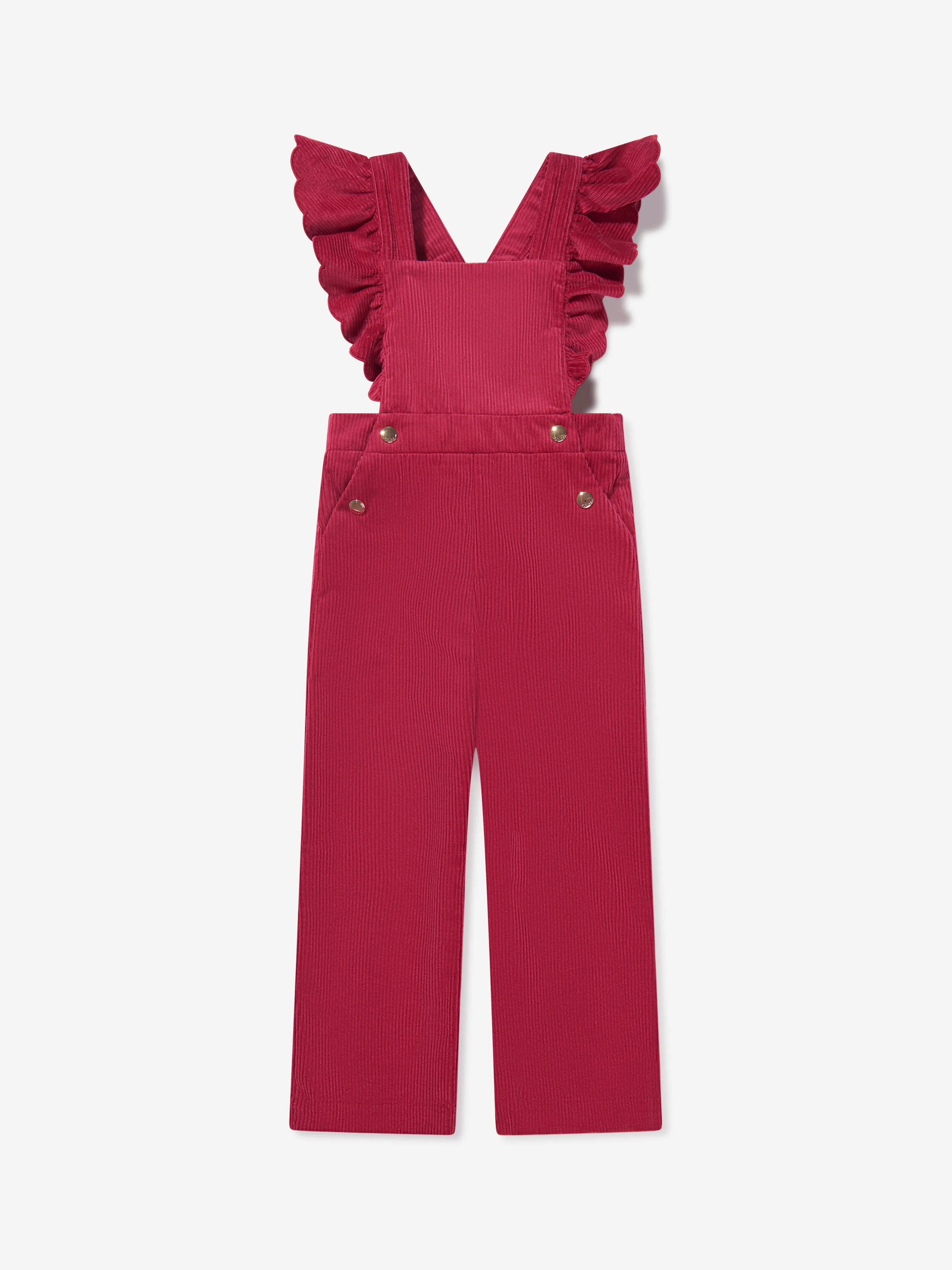 Chloé Girls Corduroy Jumpsuit