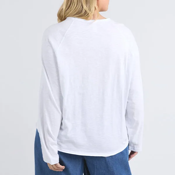 Chris Long Sleeve Sweat - White