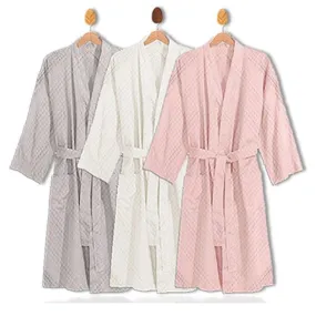 Claudia - Dimpled Fleece Bathrobe