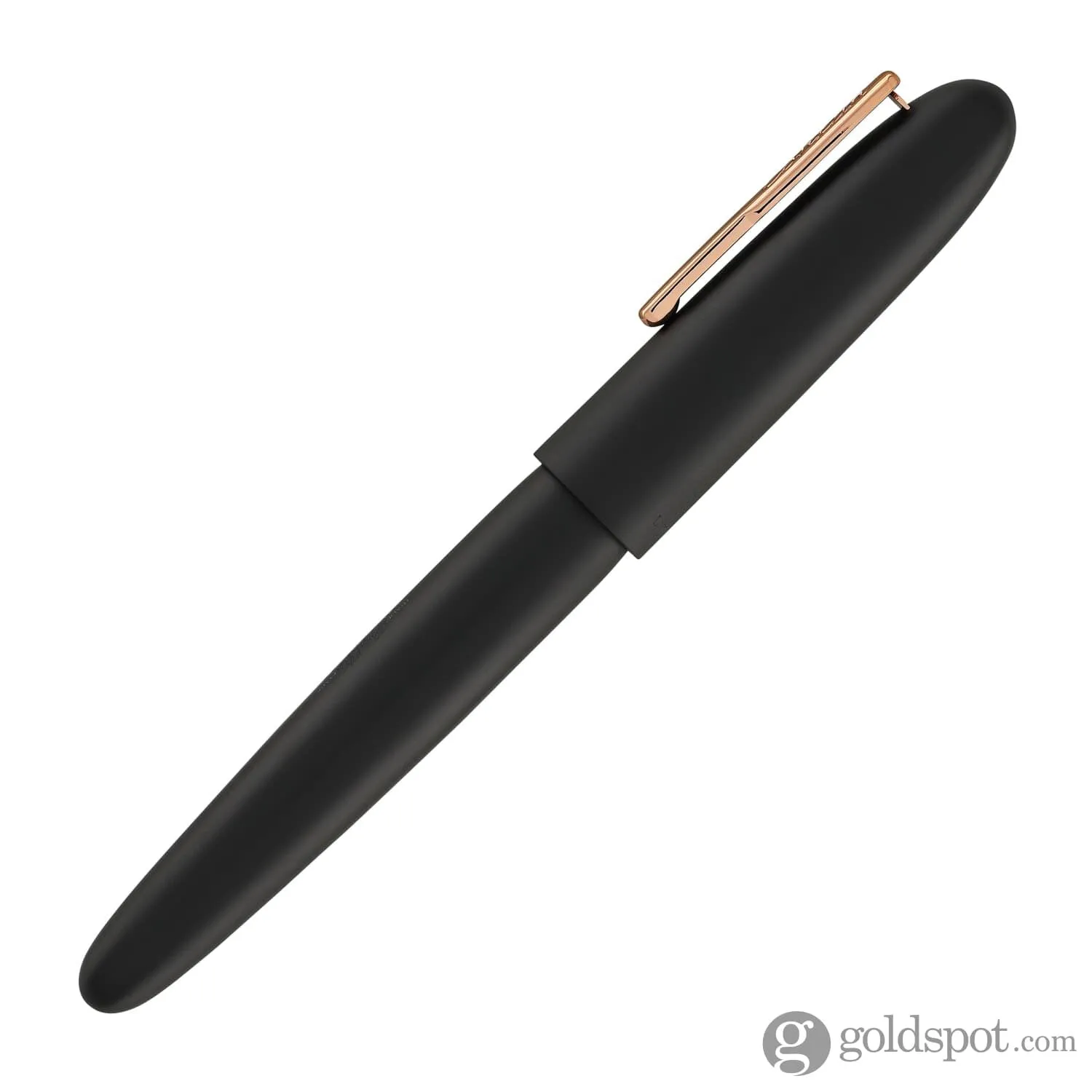 Conklin All American Fountain Pen in Matte Black with Rosegold Trim