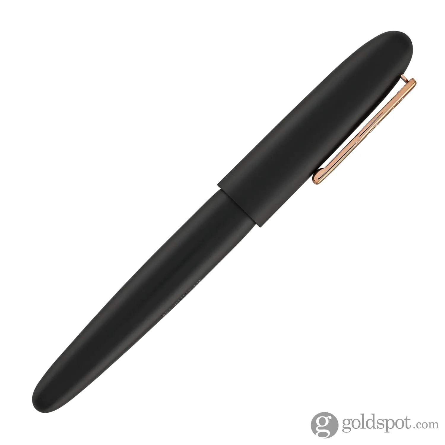 Conklin All American Fountain Pen in Matte Black with Rosegold Trim