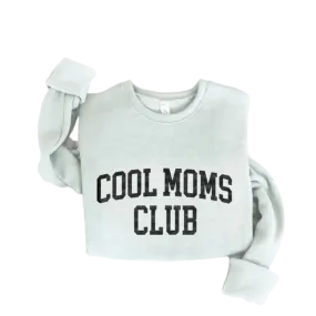 Cool Moms Club Graphic Sweatshirt - Dusty Sage