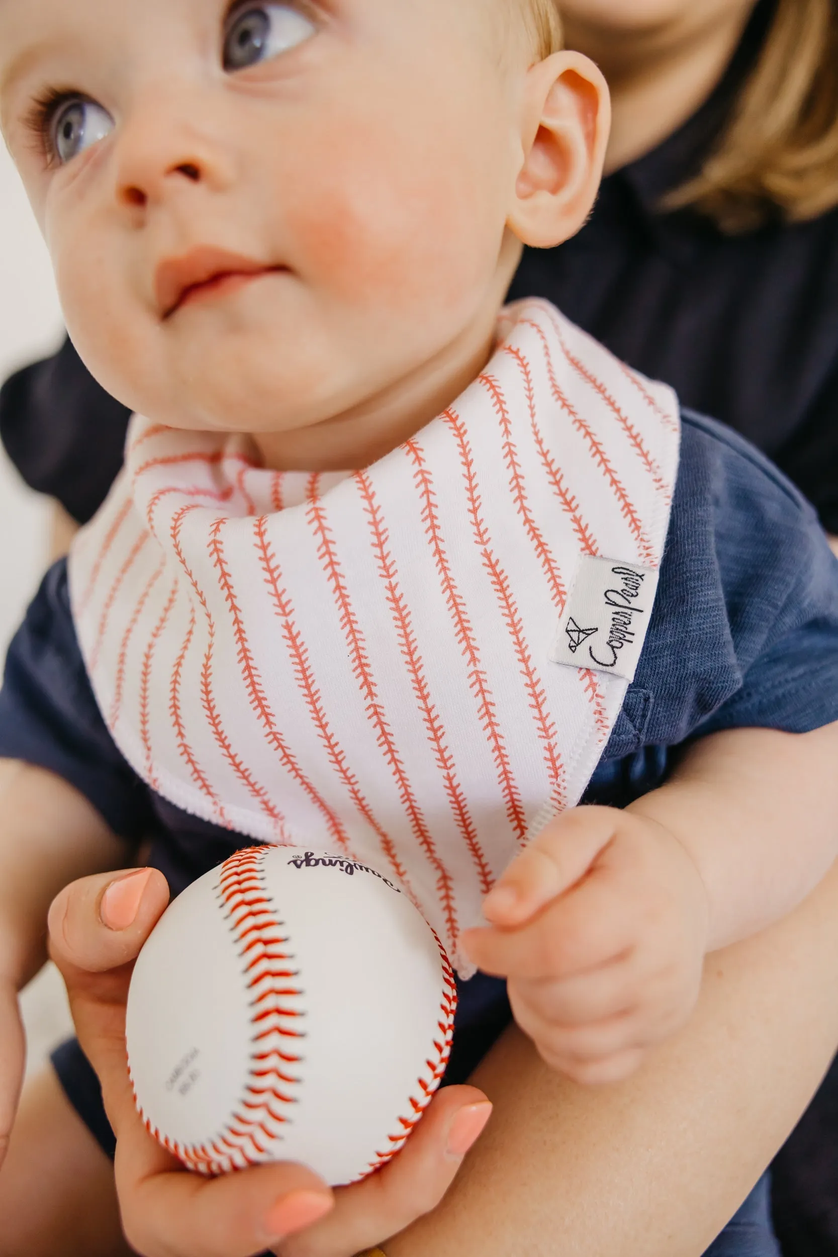 Copper Pearl Baby Bandana Bibs | Slugger