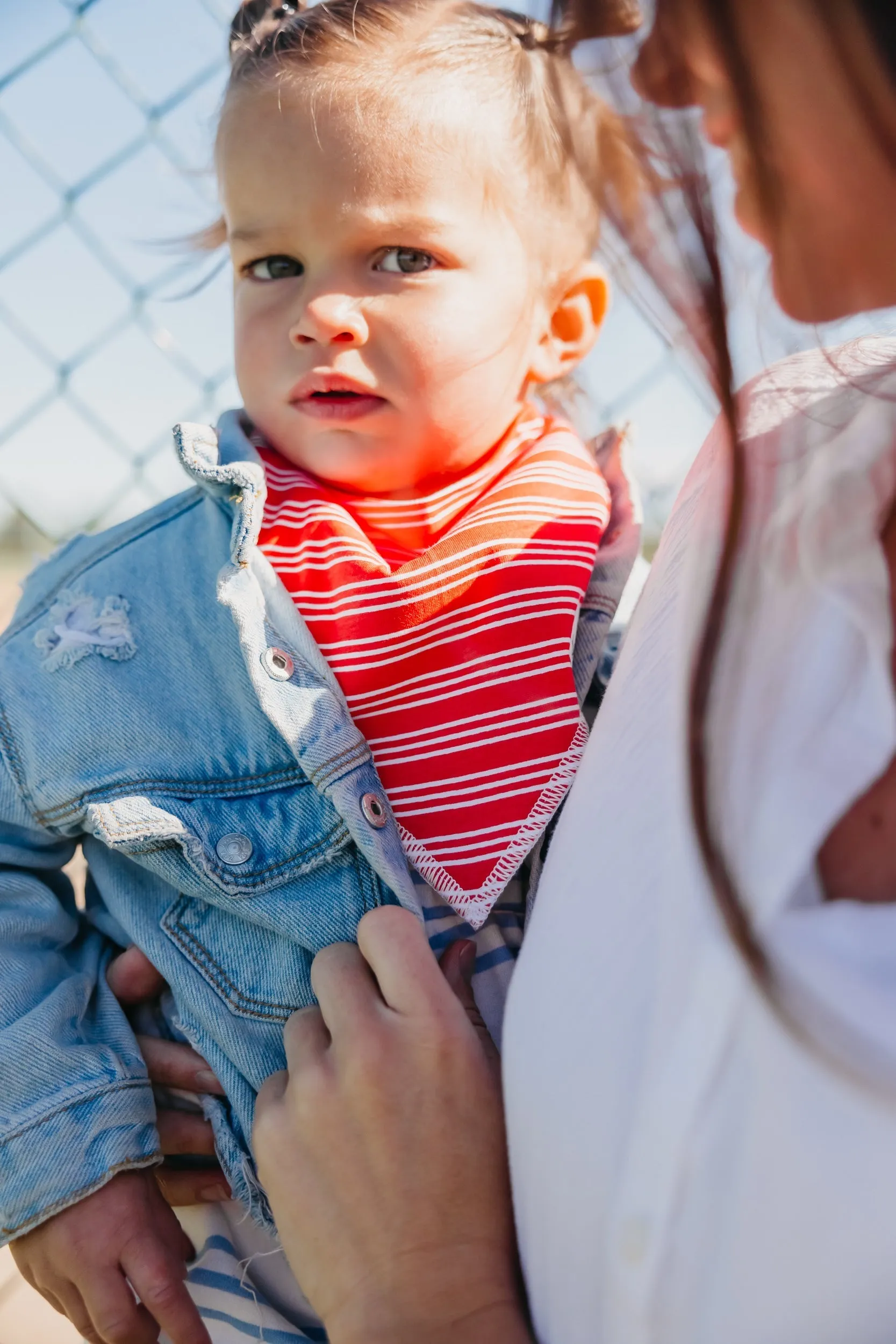 Copper Pearl Baby Bandana Bibs | Slugger