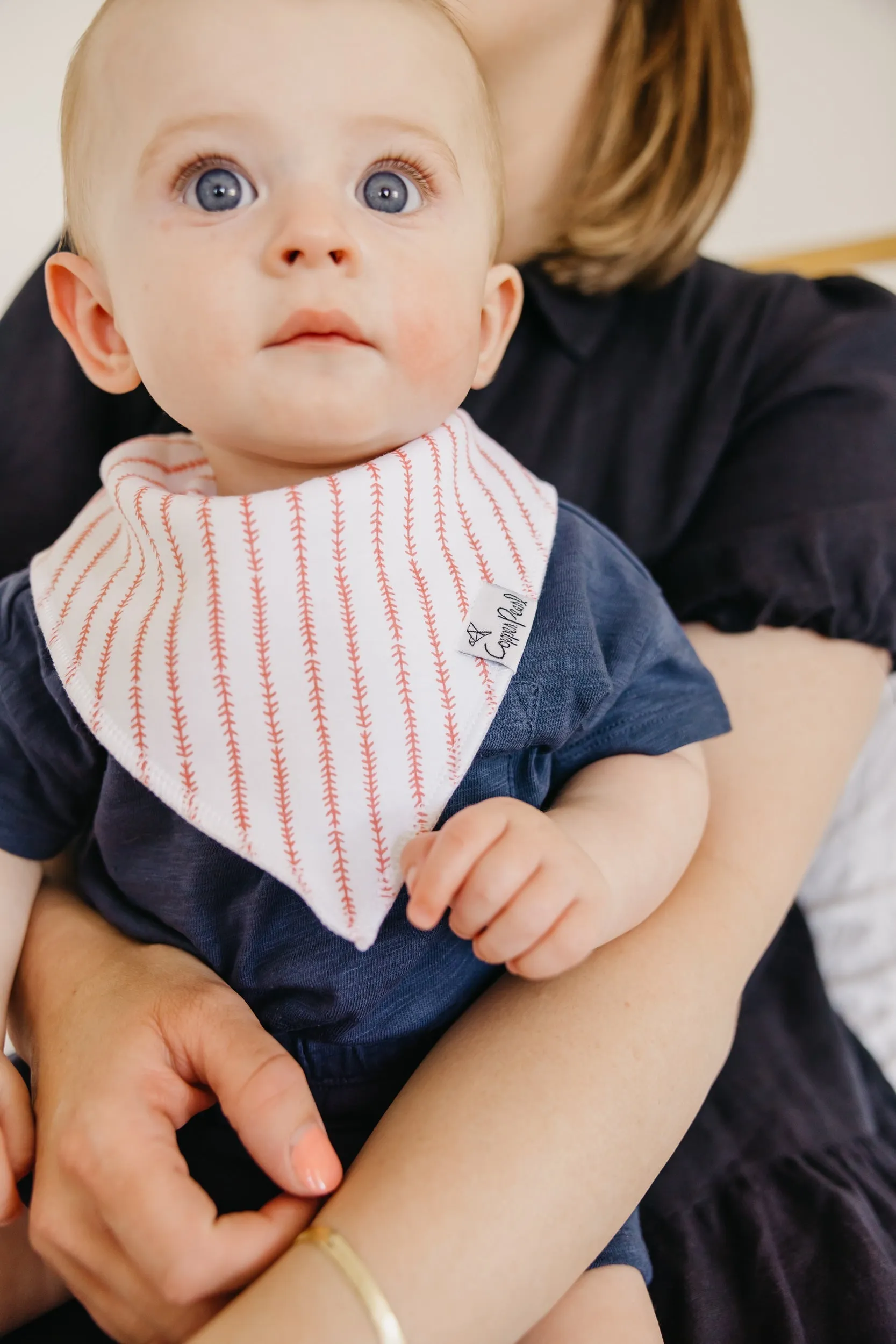 Copper Pearl Baby Bandana Bibs | Slugger