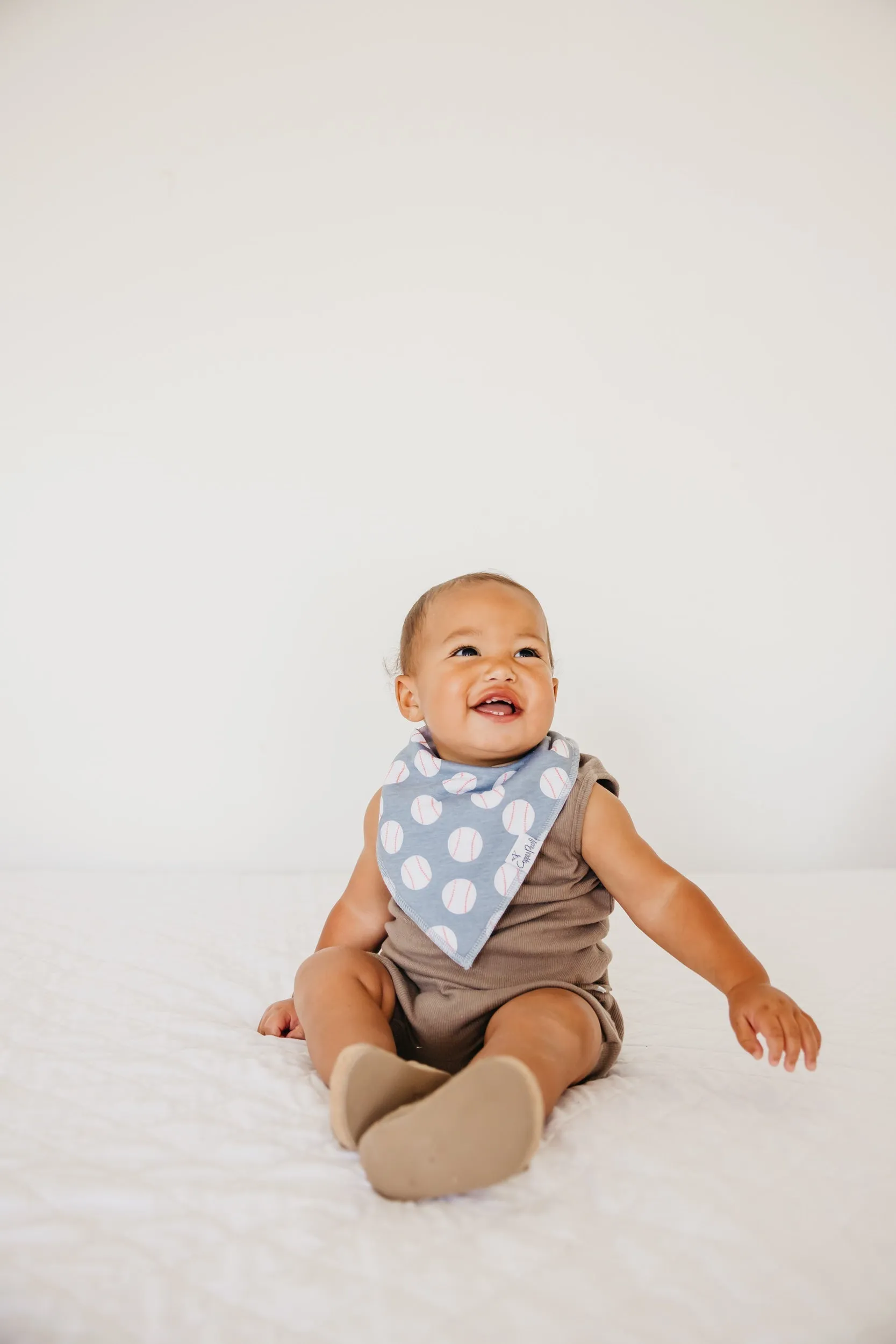 Copper Pearl Baby Bandana Bibs | Slugger