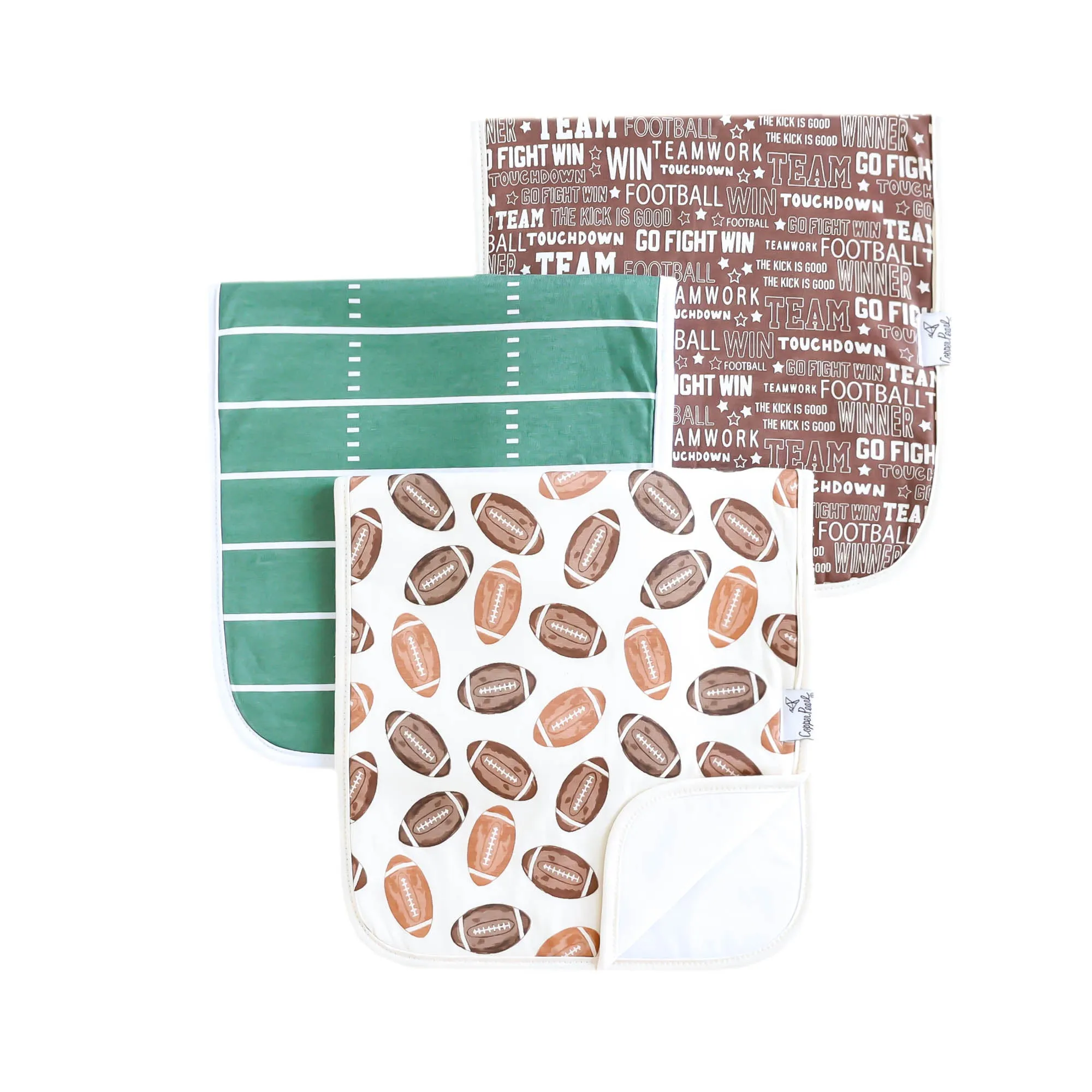 Copper Pearl Premium Burp Cloths | Blitz