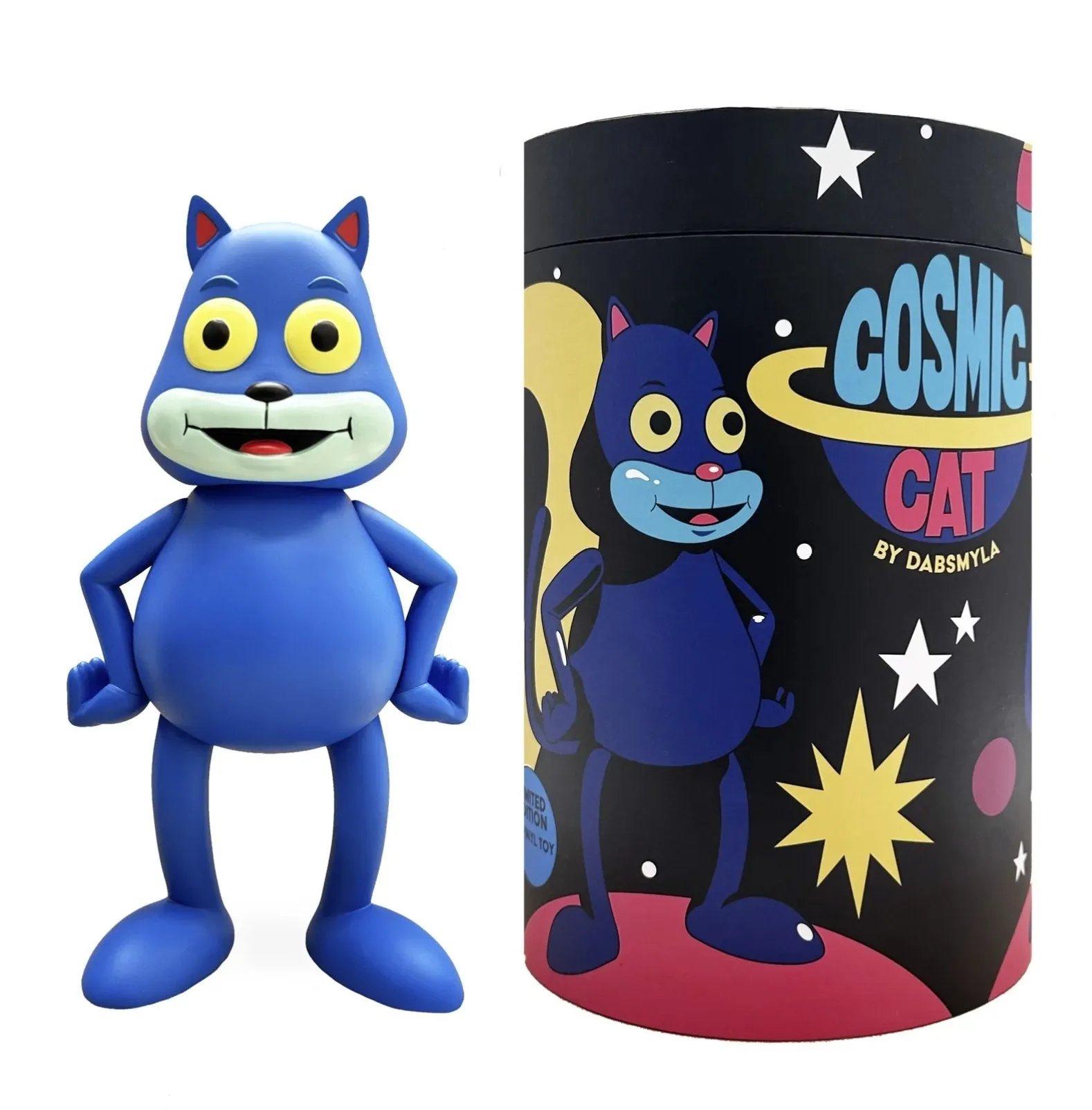 Cosmic Cat Blue Art Toy by Dabs Myla x Beyond The Streets