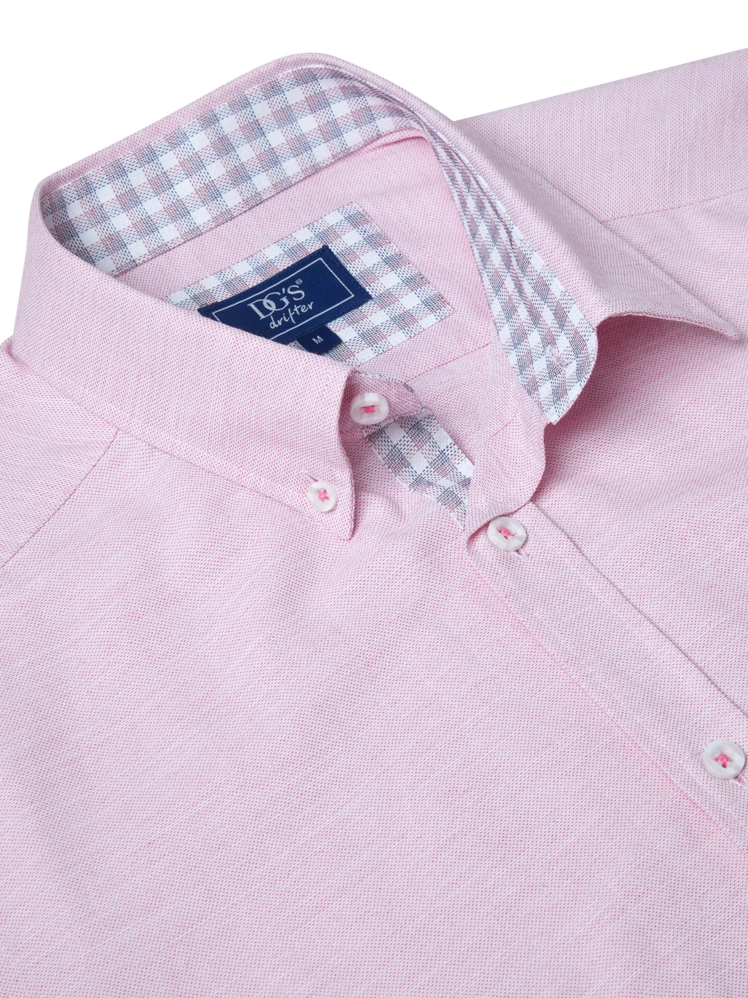 Daniel Grahame Ivano Short Sleeve Casual Shirt - Pink