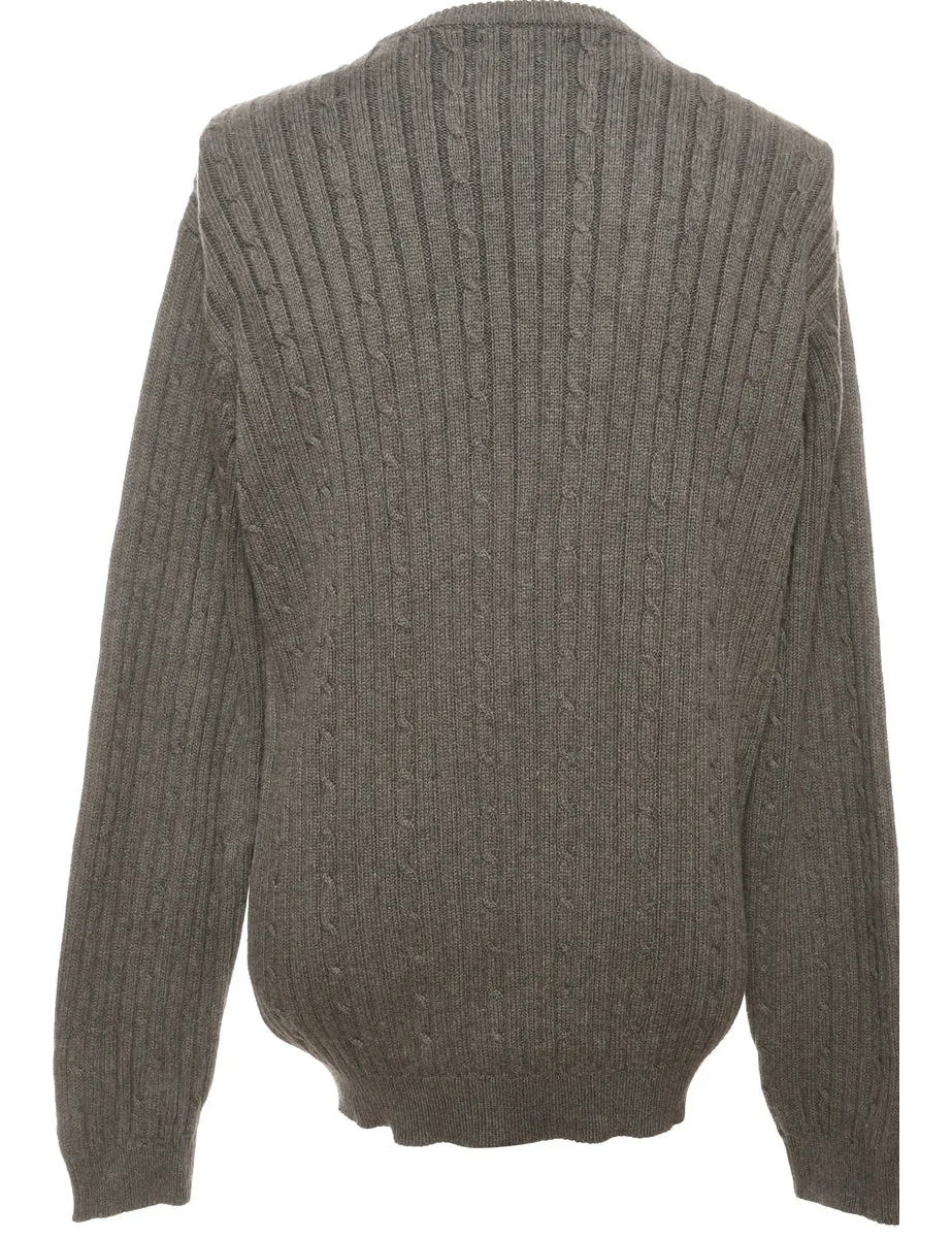 Dark Grey Cherokee Jumper - M