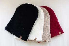 Double Layer Solid Beanie