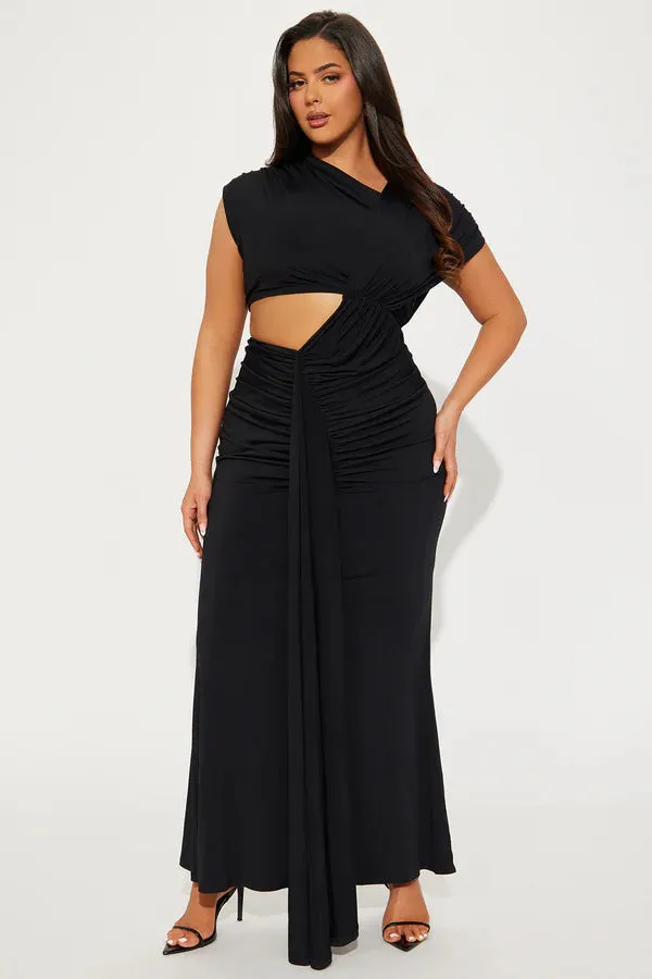 Elysian Slice Cut-Out Maxi Dress