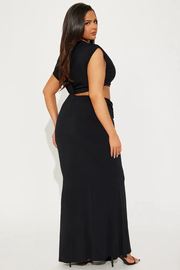 Elysian Slice Cut-Out Maxi Dress