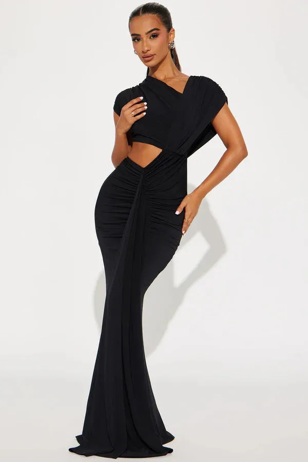 Elysian Slice Cut-Out Maxi Dress