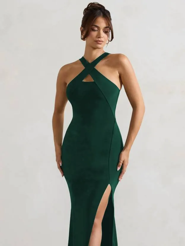 Emerald Green Bodycon Dress