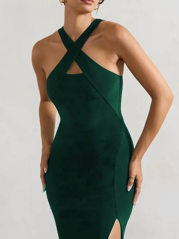 Emerald Green Bodycon Dress